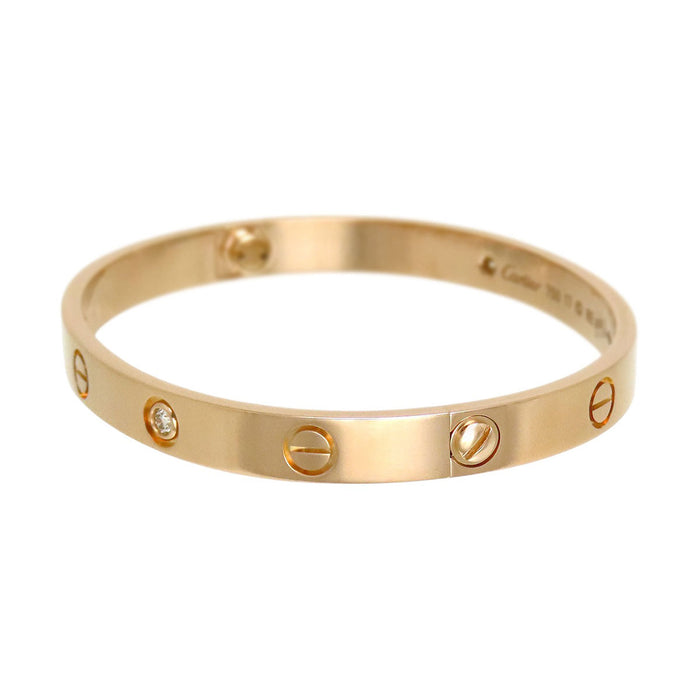 CARTIER 
ラブ ブレスレット ハーフ ダイヤモンド