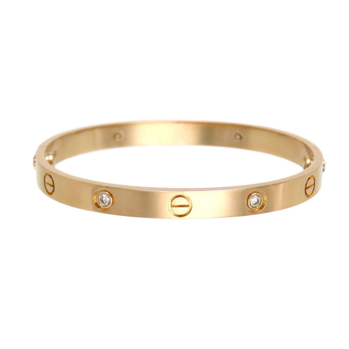 CARTIER 
ラブ ブレスレット ハーフ ダイヤモンド