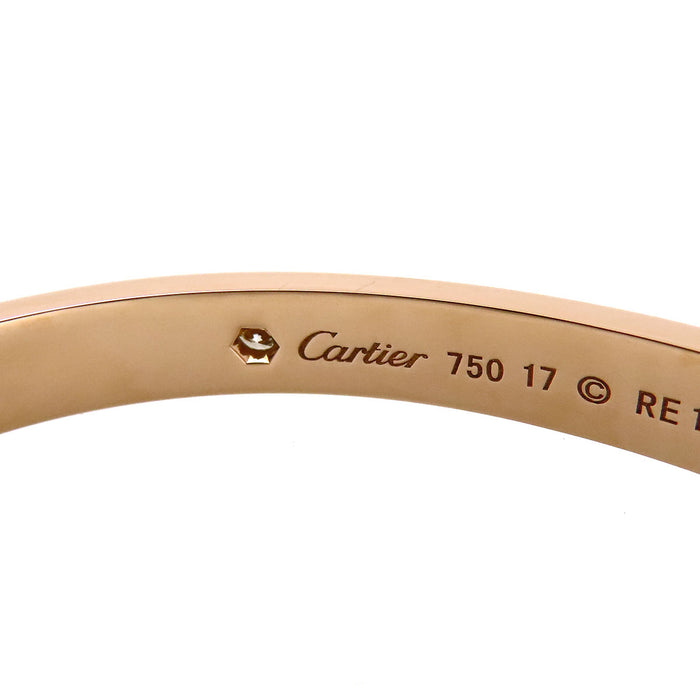 CARTIER 
ラブ ブレスレット ハーフ ダイヤモンド