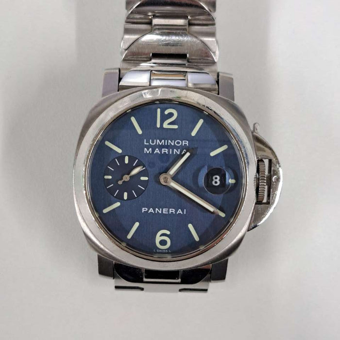 【WHOLESALES】
OFFICINE PANERAI
Box, warranty, chronometer certificate, genuine leather strap ×1 (moderate signs of use), genuine D buckle ×1