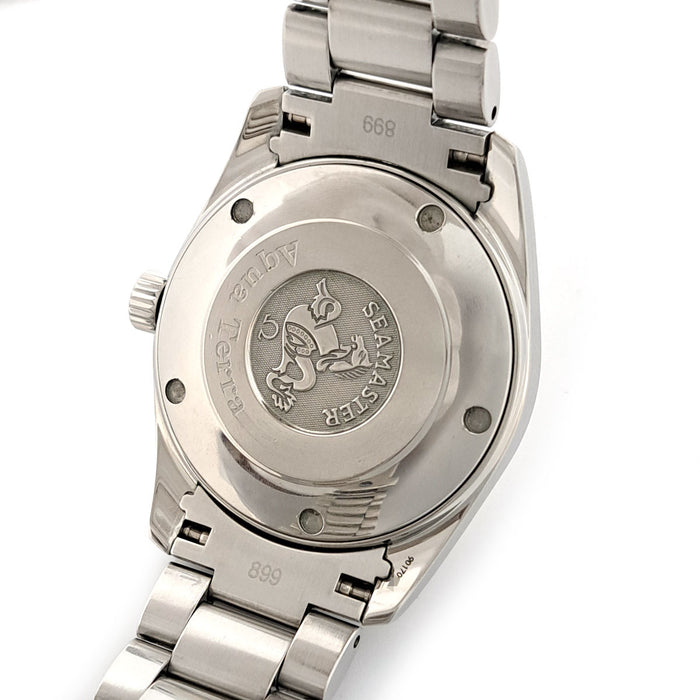 OMEGA 
Seamaster Aqua Terra 
Avec boîte et carte de garantie