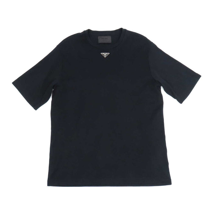 PRADA 
三角プレート コットン クルーネック 
トライアングルロゴ クルーネック Tシャツ