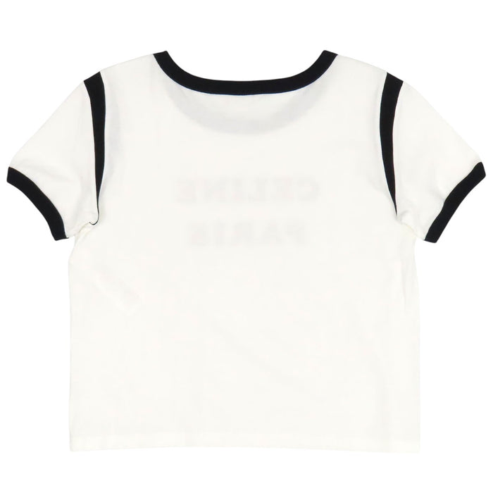 CELINE
Cotton Crew Neck
Flocked Logo T-Shirt