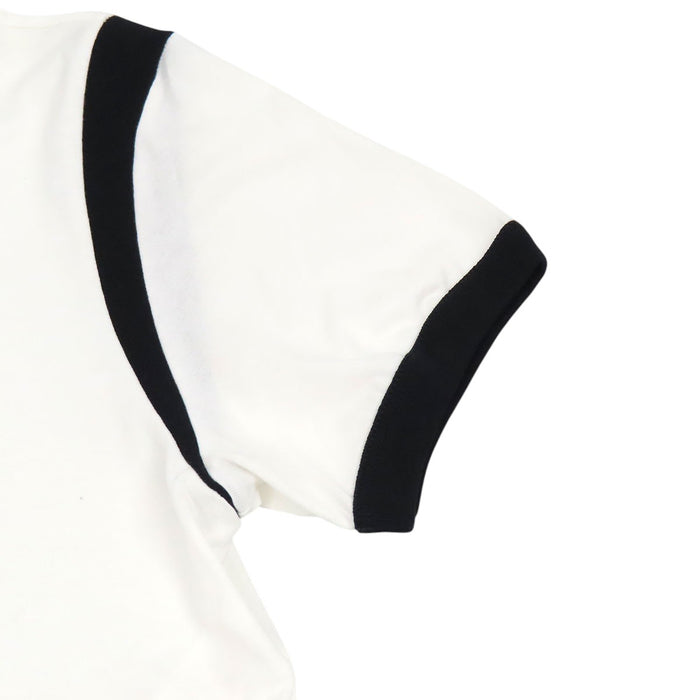 CELINE 
コットン クルーネック 
フロッキー ロゴ Tシャツ
