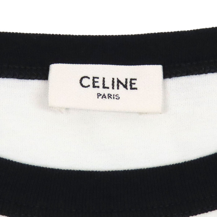 CELINE
Cotton Crew Neck
Flocked Logo T-Shirt