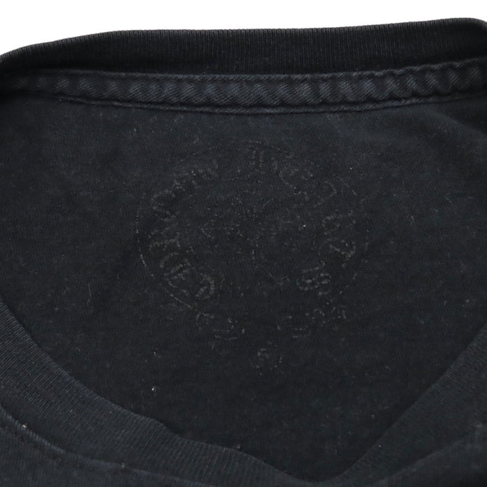 CHROME HEARTS 
CH コットン クルーネック 
台北限定 袖フローラル ホースシュー ロングスリーブ Tシャツ