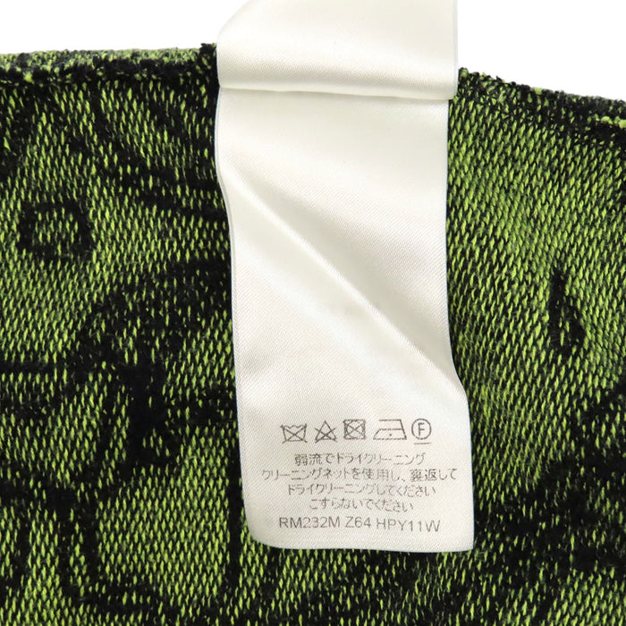 LOUIS VUITTON 
LV 総柄 コットン クルーネック 
ウェイビー モノグラム ニット