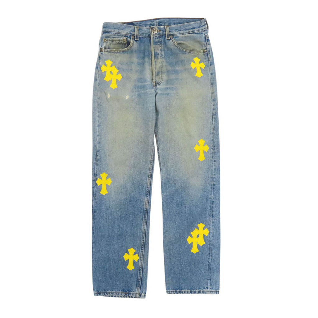 CHROME HEARTS CH リーバイス クロスボール ボタン コットン