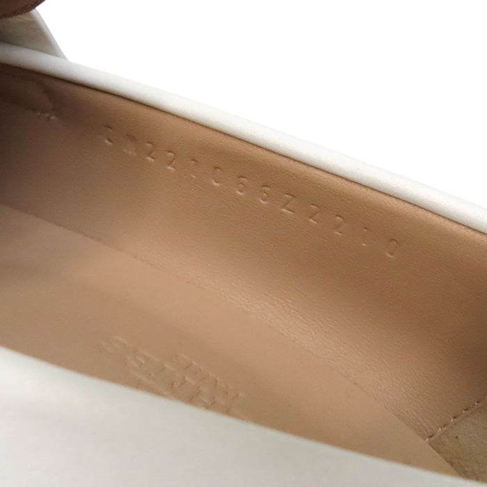 HERMES 
H アッシュ レザー ハイヒール シルバーカラー金具 
エリゼ 70 パンプス