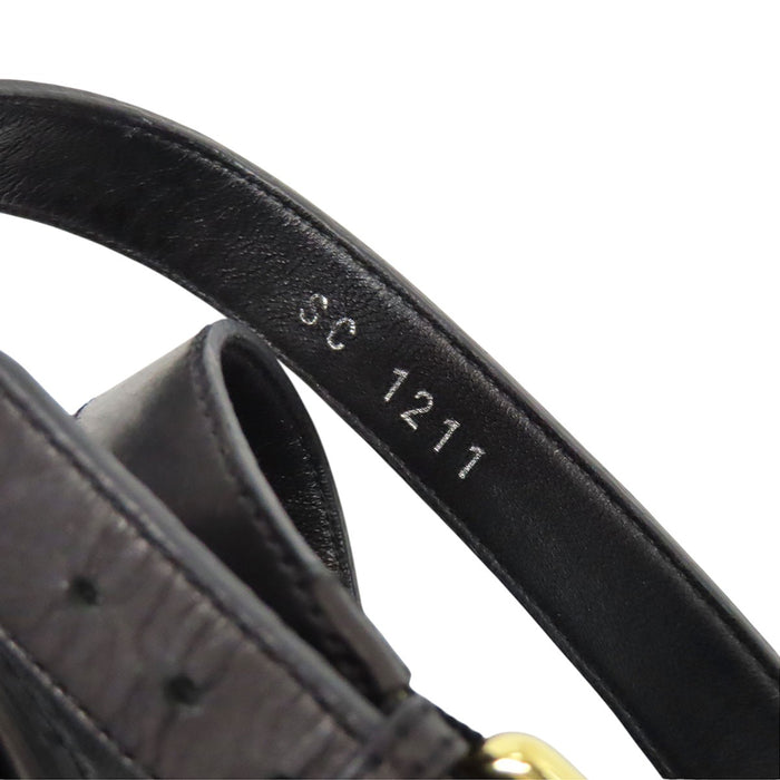 LOUIS VUITTON 
LV パンチング ヒール ゴールドカラー 
ホライゾン ライン サンダル