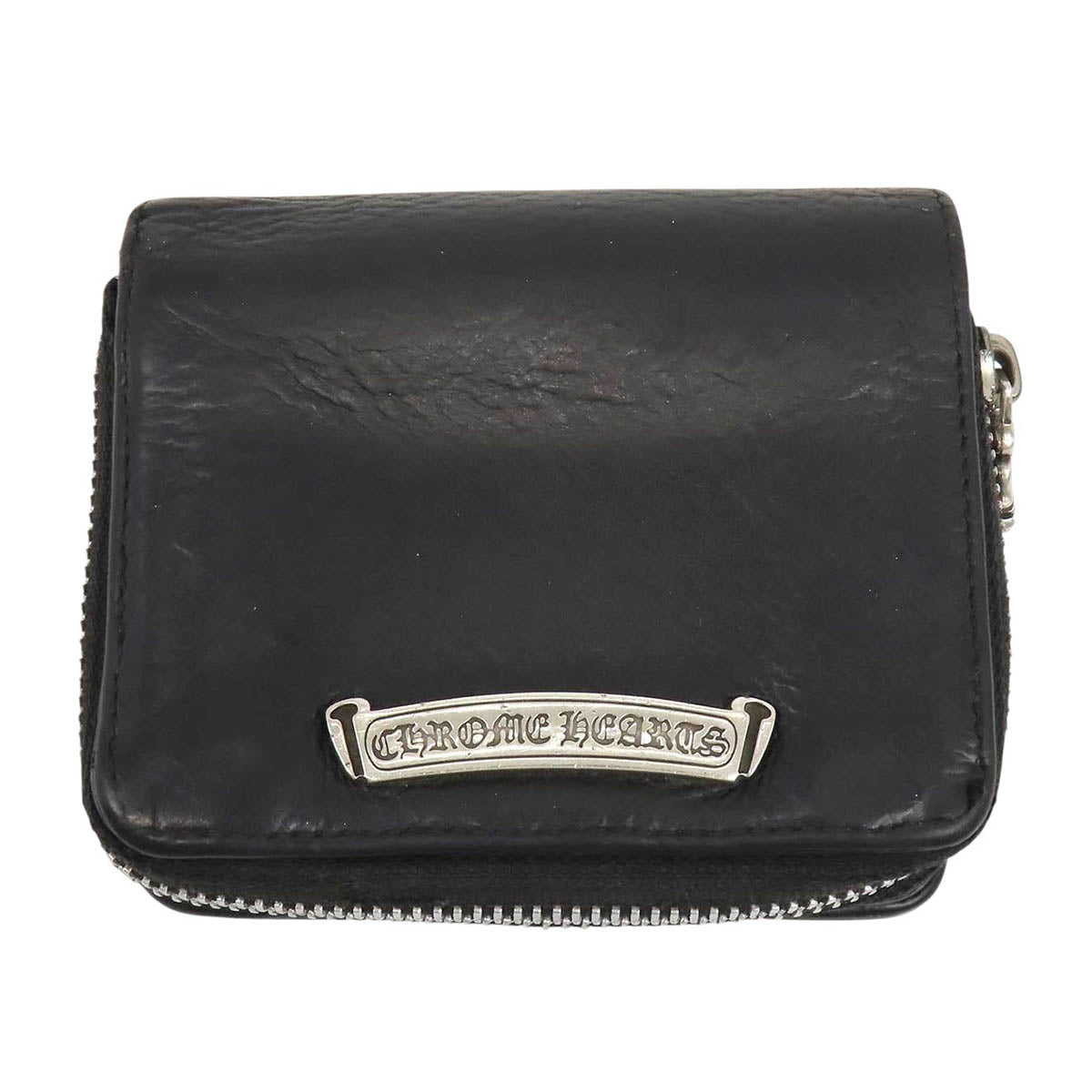 CHROME HEARTS CH SQ ZIP BILL スクロールラベル ダガージップ