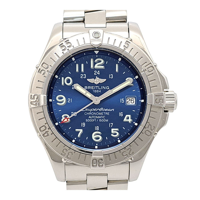 BREITLING 
Superocean 
Avec boîte et papiers de garantie
