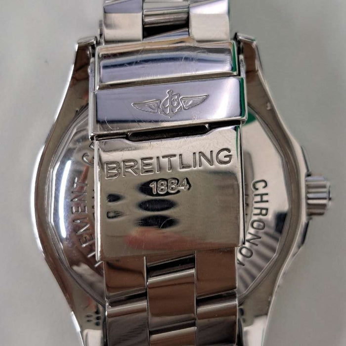 【WHOLESALE】
BREITLING
A17360
Box (inner box deteriorated), Guarantee, Chronometer Certificate