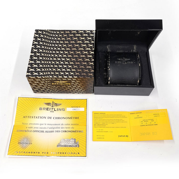 BREITLING 
Superocean 
Avec boîte et papiers de garantie