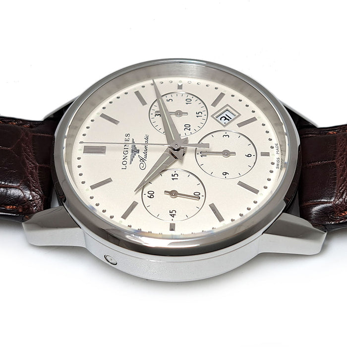 LONGINES 
ヘリテージ コレクション コラムホイール クロノグラフ 
箱ギャラ付