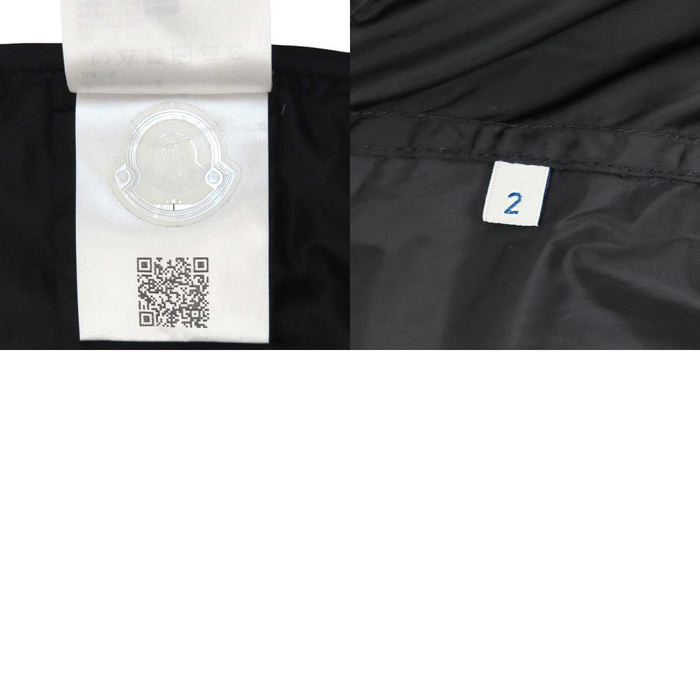 MONCLER 
2025年製 ロゴ ワッペン ダブルジップ 
OUGE ナイロンジャケット