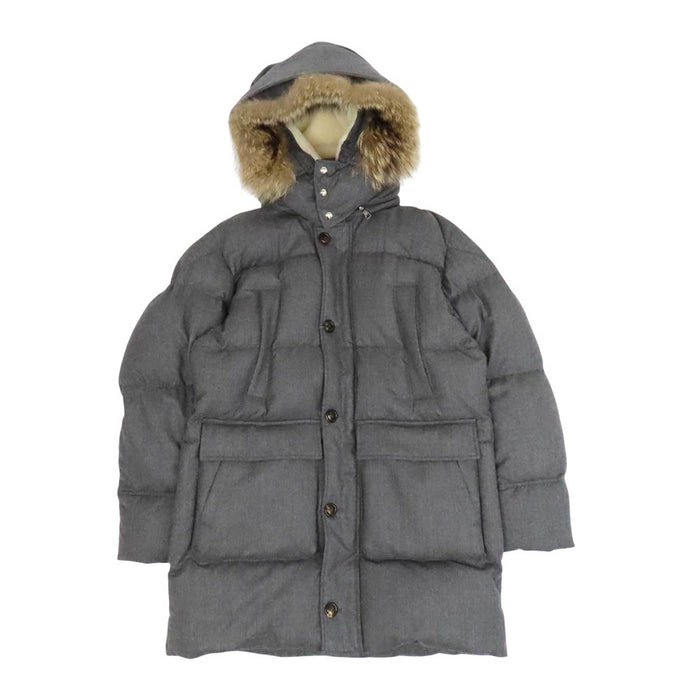 MONCLER 
ウール ファー フード 
VILAINE ダウンジャケット