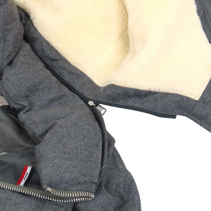 MONCLER 
ウール ファー フード 
VILAINE ダウンジャケット