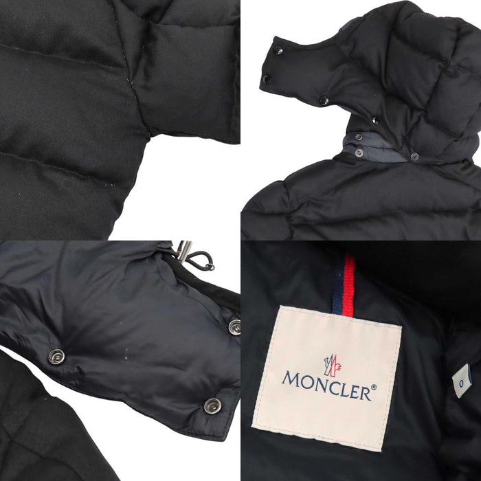 MONCLER 
ロゴ ワッペン ダブルジップ ウール 
MONTGENEVRE モンジュネーブル ダウンジャケット