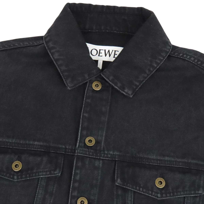 LOEWE 
ロゴパッチ ウォッシュドデニム コットン 
アナグラム デニム ジャケット