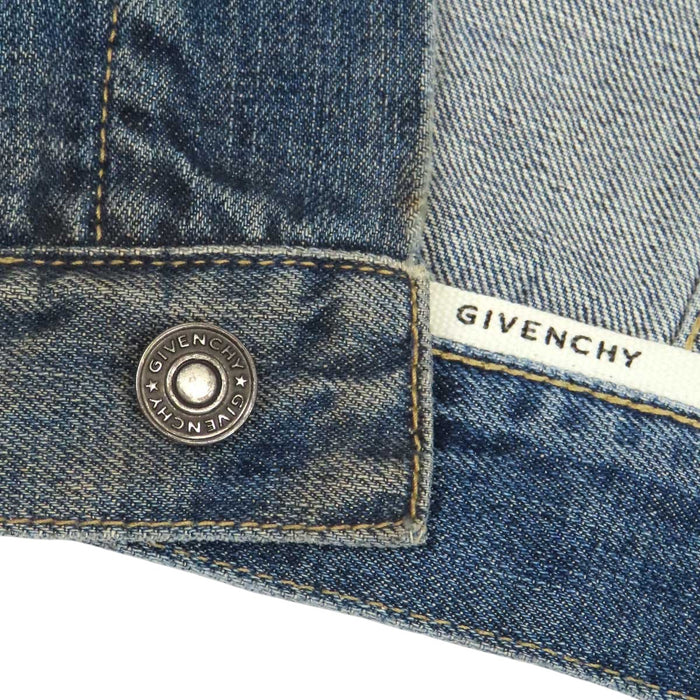 GIVENCHY 
ロゴボタン コットン 
バックプリント デニムジャケット