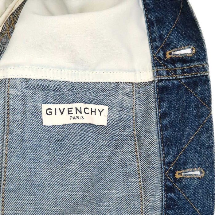 GIVENCHY 
ロゴボタン コットン 
バックプリント デニムジャケット
