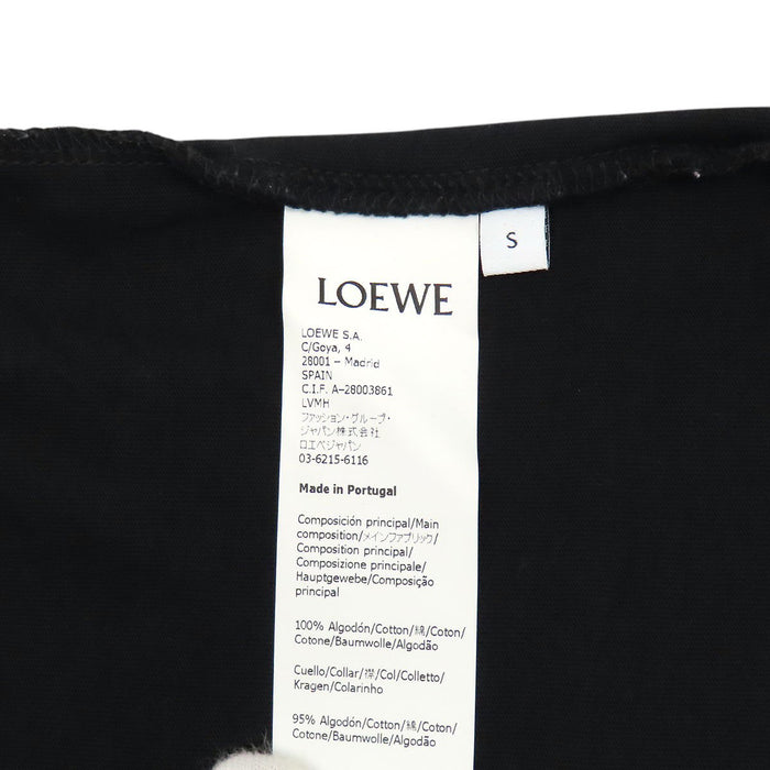 LOEWE 
ロゴ コットン クルーネック 
アナグラム 刺繍 Tシャツ