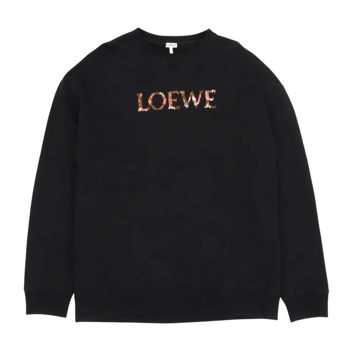 LOEWE 
スウェット レギュラーフィット コットン 
ロゴ エンブロイダリー トレーナー