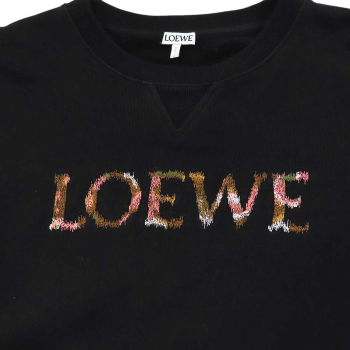 LOEWE 
スウェット レギュラーフィット コットン 
ロゴ エンブロイダリー トレーナー