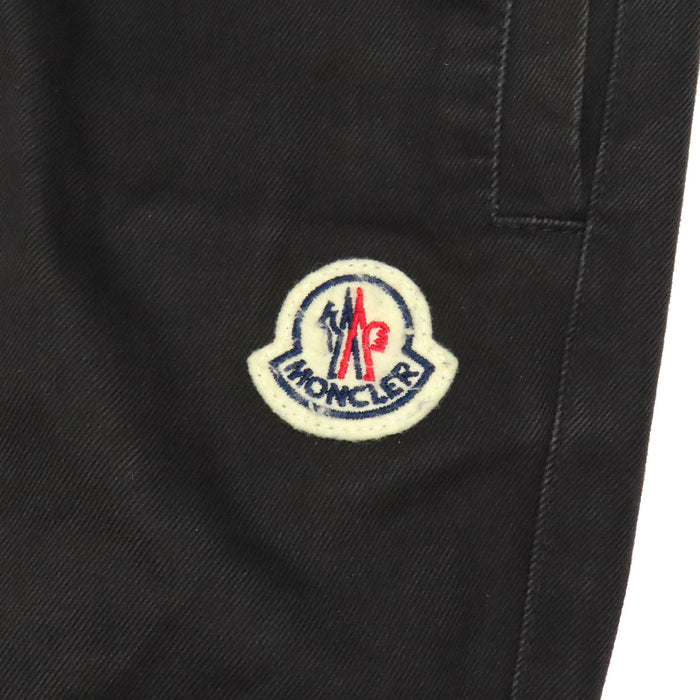 MONCLER 
2024年製 コットン ワッペン 
PANTALONE ロゴ パンツ