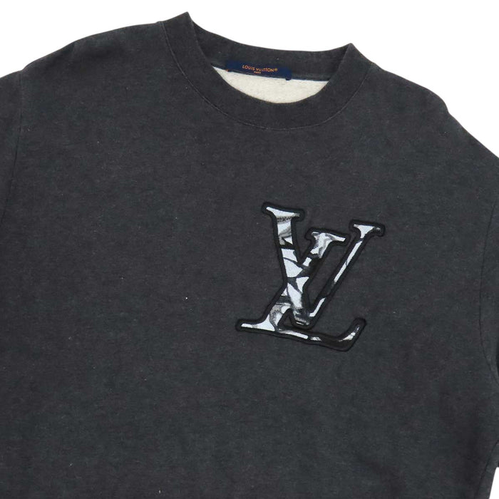 LOUIS VUITTON 
ロゴ コットン 裏起毛 クルーネック 
LV エンブロイダリー スウェット シャツ