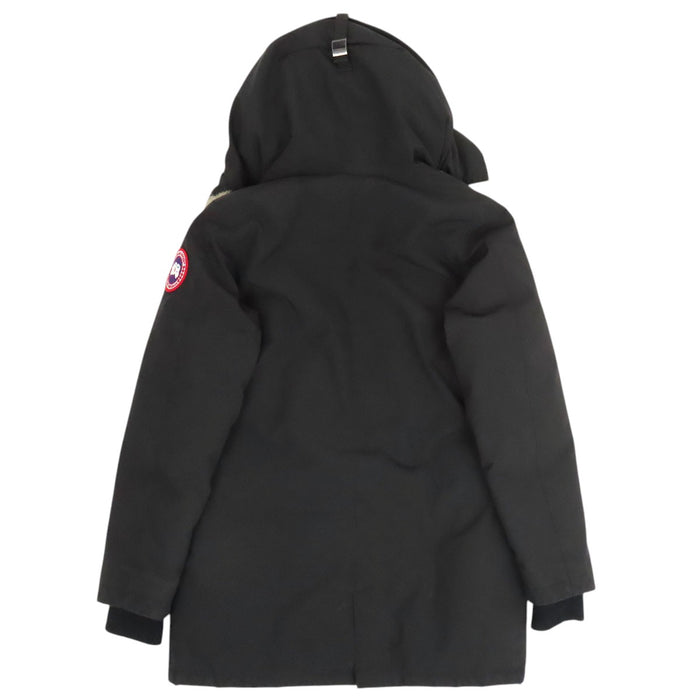 CANADA GOOSE 
Logo Victoria Parka Patch Hood 
VICTORIA PARKA Fur Down Jacket