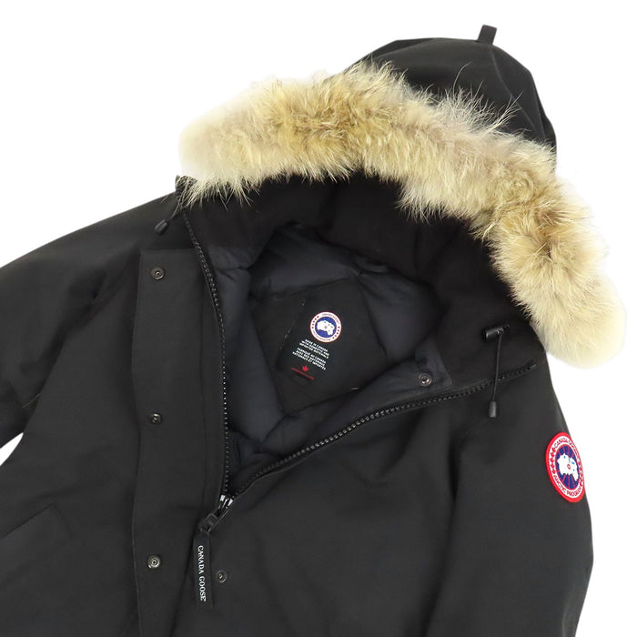 CANADA GOOSE 
ロゴ ヴィクトリア パーカー ワッペン フード 
VICTORIA PARKA ファー ダウンジャケット