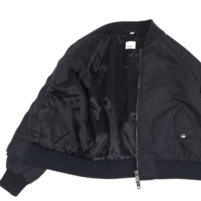 BURBERRY 
ジップアップ 総柄 
TB ロゴ ナイロン ブルゾン