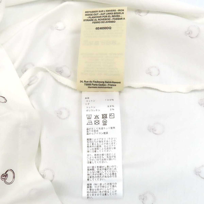 HERMES 
Anno Finesse コットン クルーネック 
アノーフィネス 半袖 Tシャツ