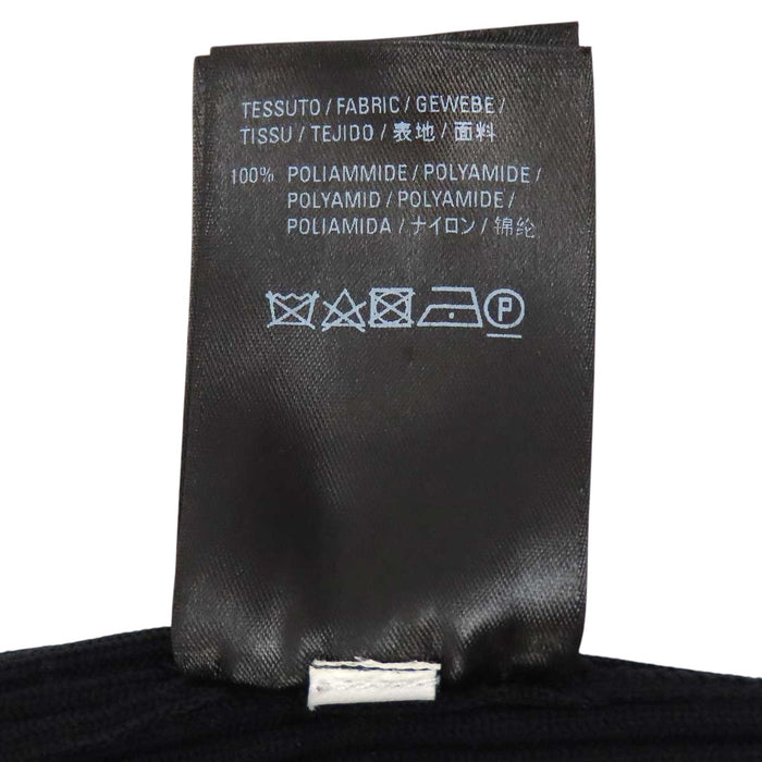 BALENCIAGA 
ハイネック ナイロン リブ タイト 総柄 
ロゴ 総柄 ワンピース