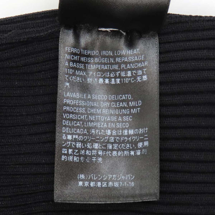 BALENCIAGA 
ハイネック ナイロン リブ タイト 総柄 
ロゴ 総柄 ワンピース