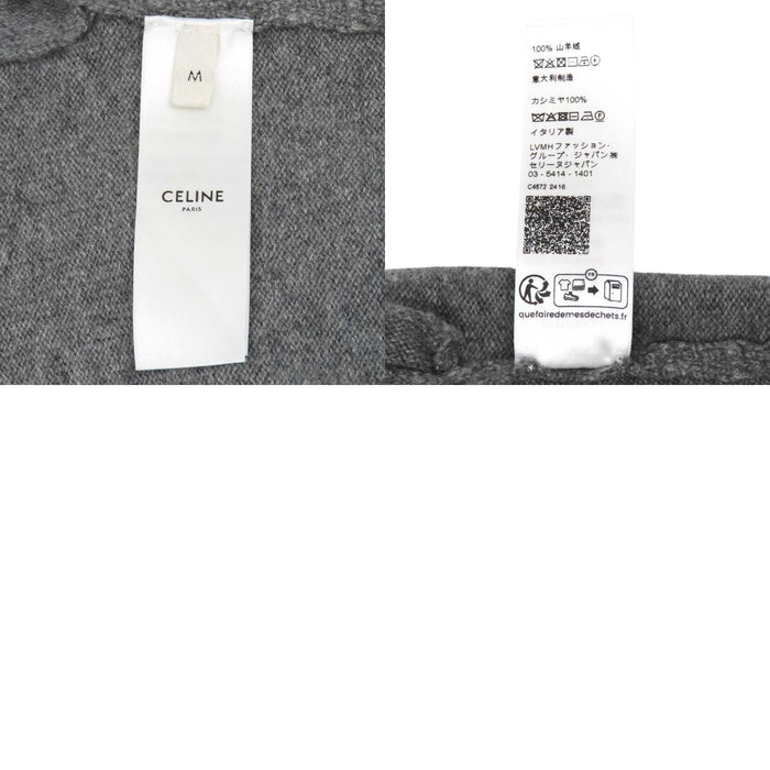 CELINE 
ロゴボタン クロップド ルーズフィット ニット 
トリオンフ グルメット カシミヤ カーディガン