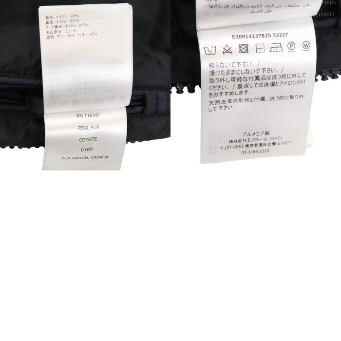 MONCLER 
ファー ワッペン ナイロン 
MARQUE マルケ ダウンジャケット