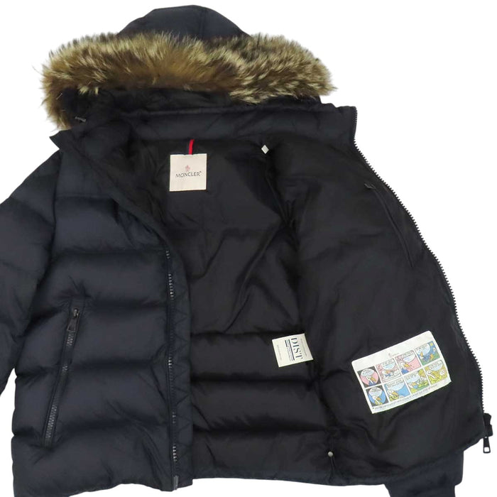 MONCLER 
ファー ワッペン ナイロン 
MARQUE マルケ ダウンジャケット