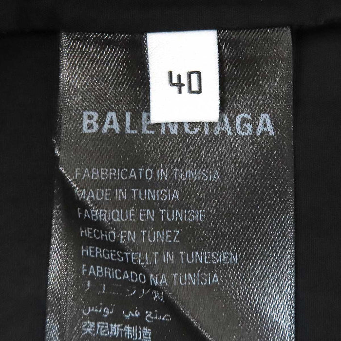 BALENCIAGA 
ロゴボタン 
バックロゴ ショートスリーブ コットン シャツ