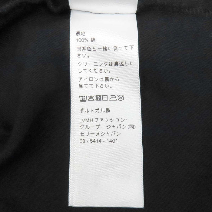 CELINE 
ロゴ コットン クルーネック 
トリオンフ 刺繍 ロングスリーブ Tシャツ