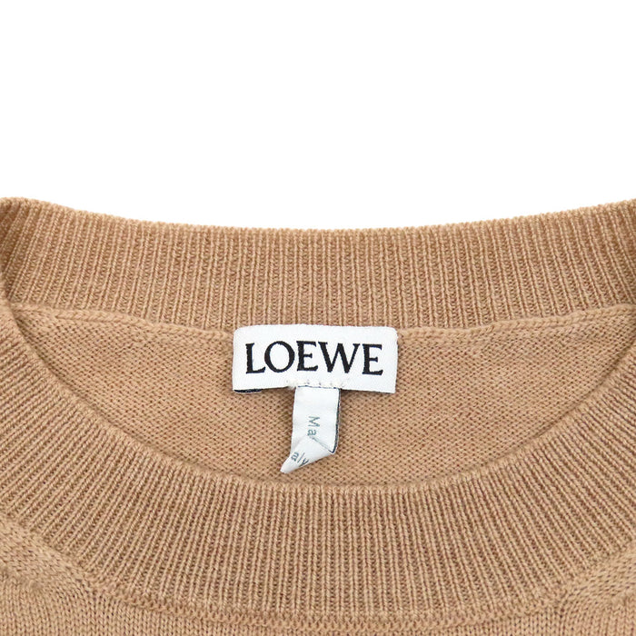 LOEWE 
ロゴ クルーネック ロングスリーブ ウール 
アナグラム エンブロイダリー ニット