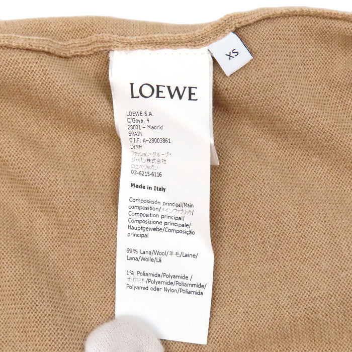 LOEWE 
ロゴ クルーネック ロングスリーブ ウール 
アナグラム エンブロイダリー ニット