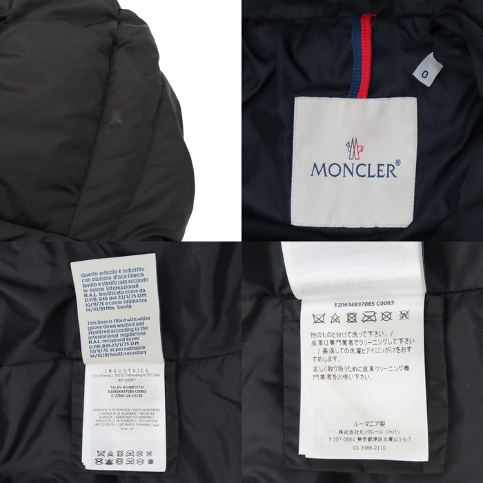 MONCLER 
ロゴ ワッペン Aライン ナイロン 
TALEV タレヴ ダウンコート