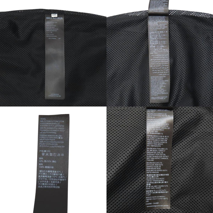 BALENCIAGA 
マスキングテープ ロゴ ダブルジップ ハイネック メッシュ コットン混 ナイロン混 
Masking Tape トラックスーツ ジャケット