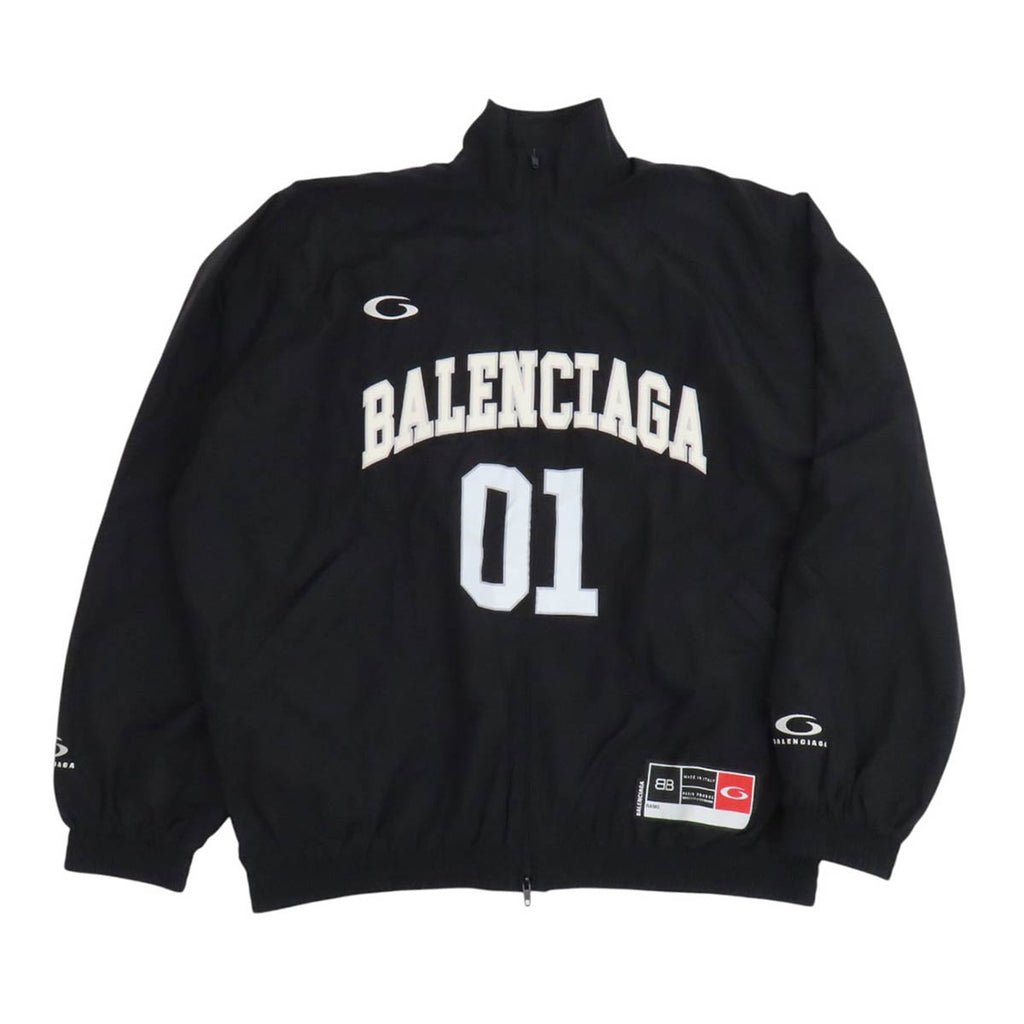 BALENCIAGA NBA メッシュ ダブルジップ ハイネック コットン混
