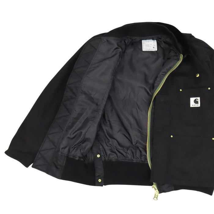 Sacai 
ロゴ カーハート ドッキング 2023年製 
Carhartt WIP コラボ Canvas MA-1 JK ジャケット