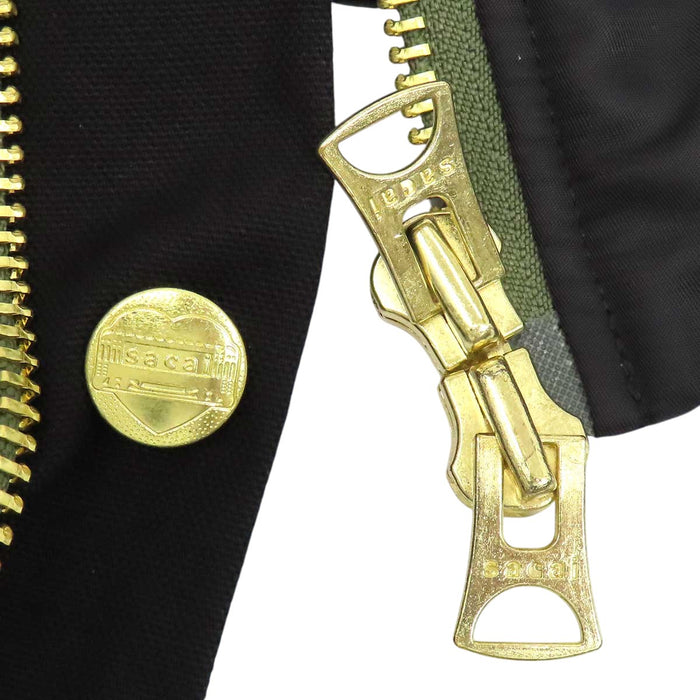 Sacai 
ロゴ カーハート ドッキング 2023年製 
Carhartt WIP コラボ Canvas MA-1 JK ジャケット