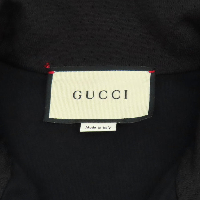 GUCCI 
ロゴ サイドライン ポリエステル 
GG ワッペン メッシュ トラックジャケット